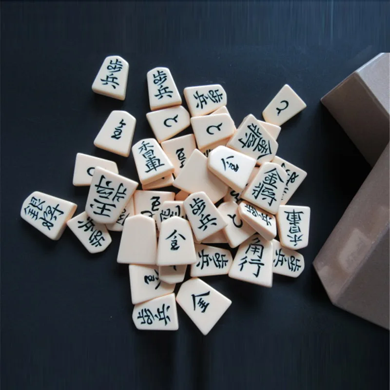 BSTFAMLY Organic Japan Shogi 27*25*5 см 40 шт./компл. шашки Складная кожаная доска Sho gi шахматная