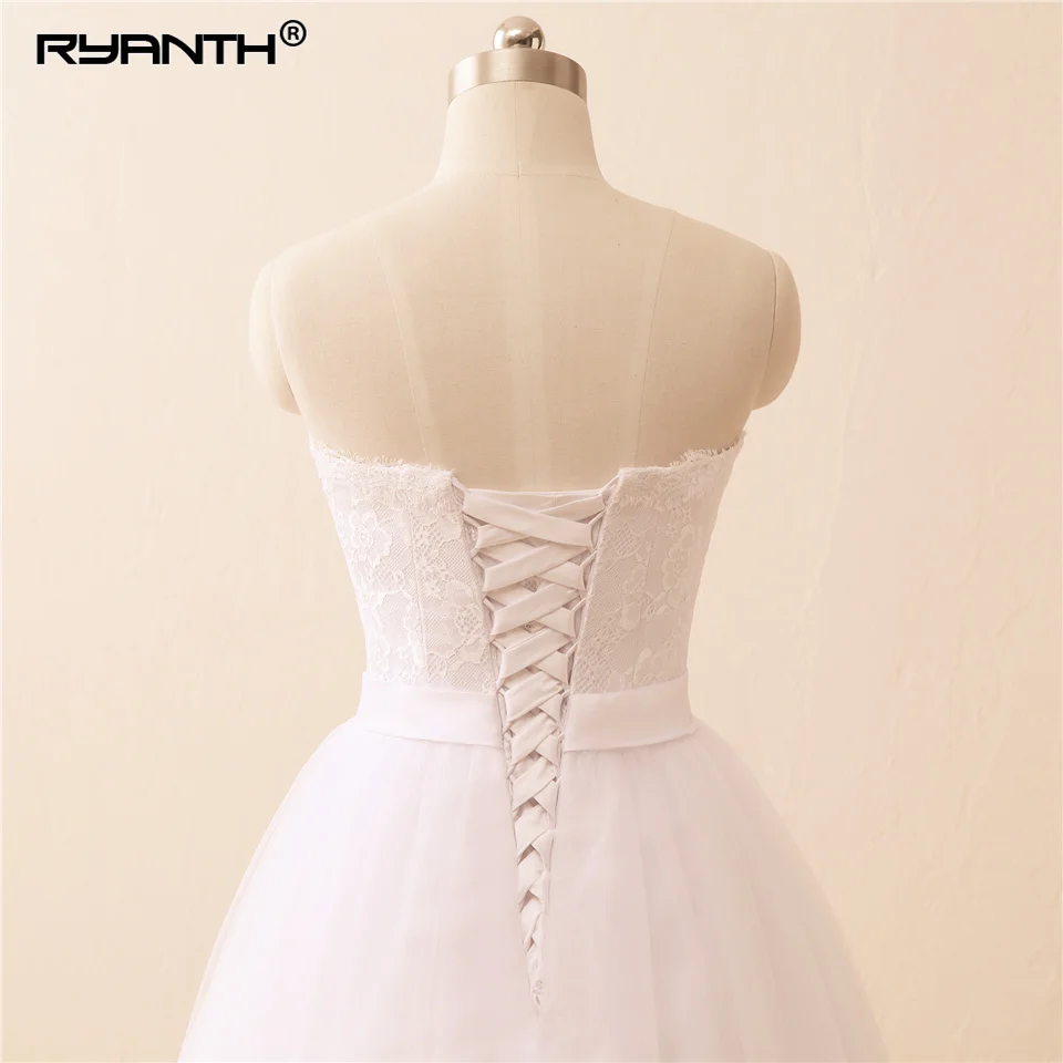 Пляжное свадебное платье Ryanth Boho недорогие богемные кружевные свадебные платья