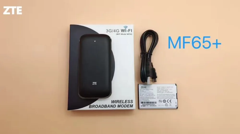 Разблокированный беспроводной Роутер ZTE MF65 + HSPA 21 6 Мбит/с роутер 3G мобильный