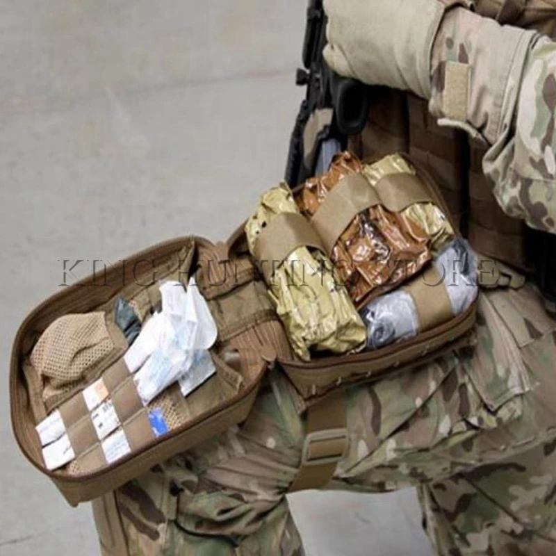 

Tactical Waist Belt Tool Bag Paintball Wargames EDC Medical Bag First Aid Pouch Black Green Sand