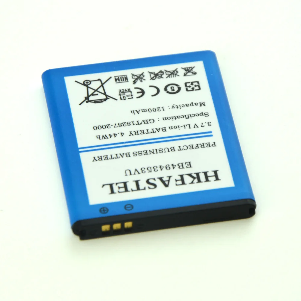Новый литий-ионный аккумулятор HKFASTEL EB494353VU для Samsung Galaxy Mini S5570/T-Mobile Move/Galaxy Pop/Galaxy