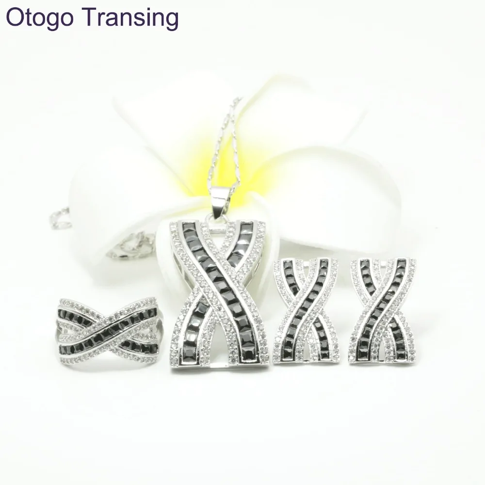 Beagloer Новое поступление Glamorous Радуга Мистик Кубического Циркония Серебряные Цвет