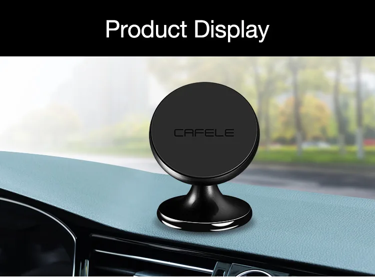 Cafele 360 Rotatable magnetic car phone holder Stand For iPhone Samsung Xiaomi Magnet car Mobile Phone Holder support GPS