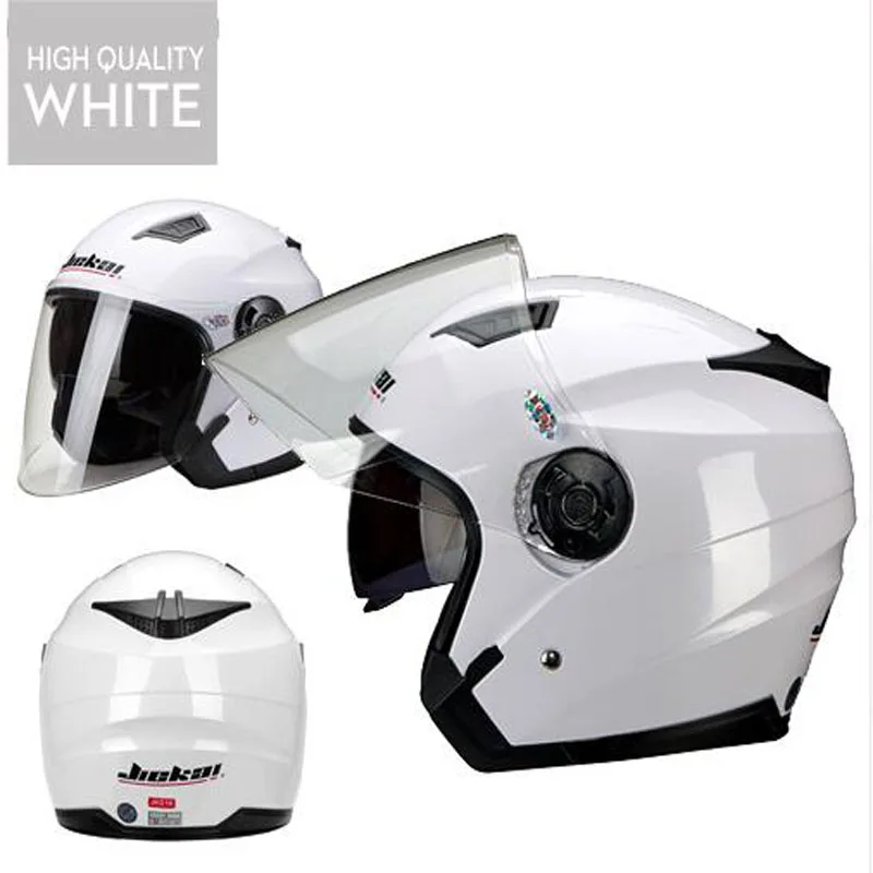 

Men Motorcycle half Helmet Dual Lens Scooter Moto Helmet Casco vespa village Riding capacete de moto motocross Helmets