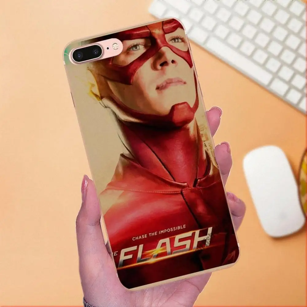 Мягкий модный Чехол для мобильного телефона DC Hot TV показывает вспышку Барри Аллен