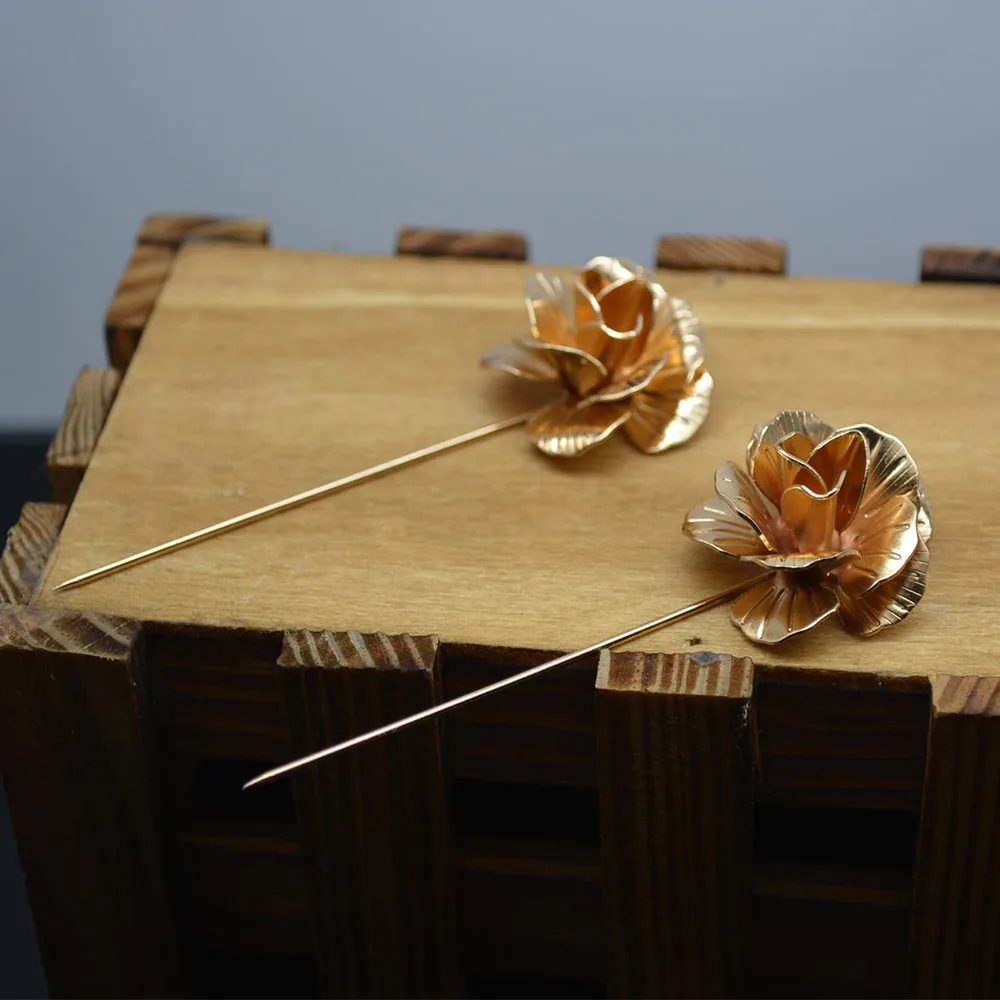 Mdiger модная брошь из металла цветок отворот булавки для мужчин костюм роза