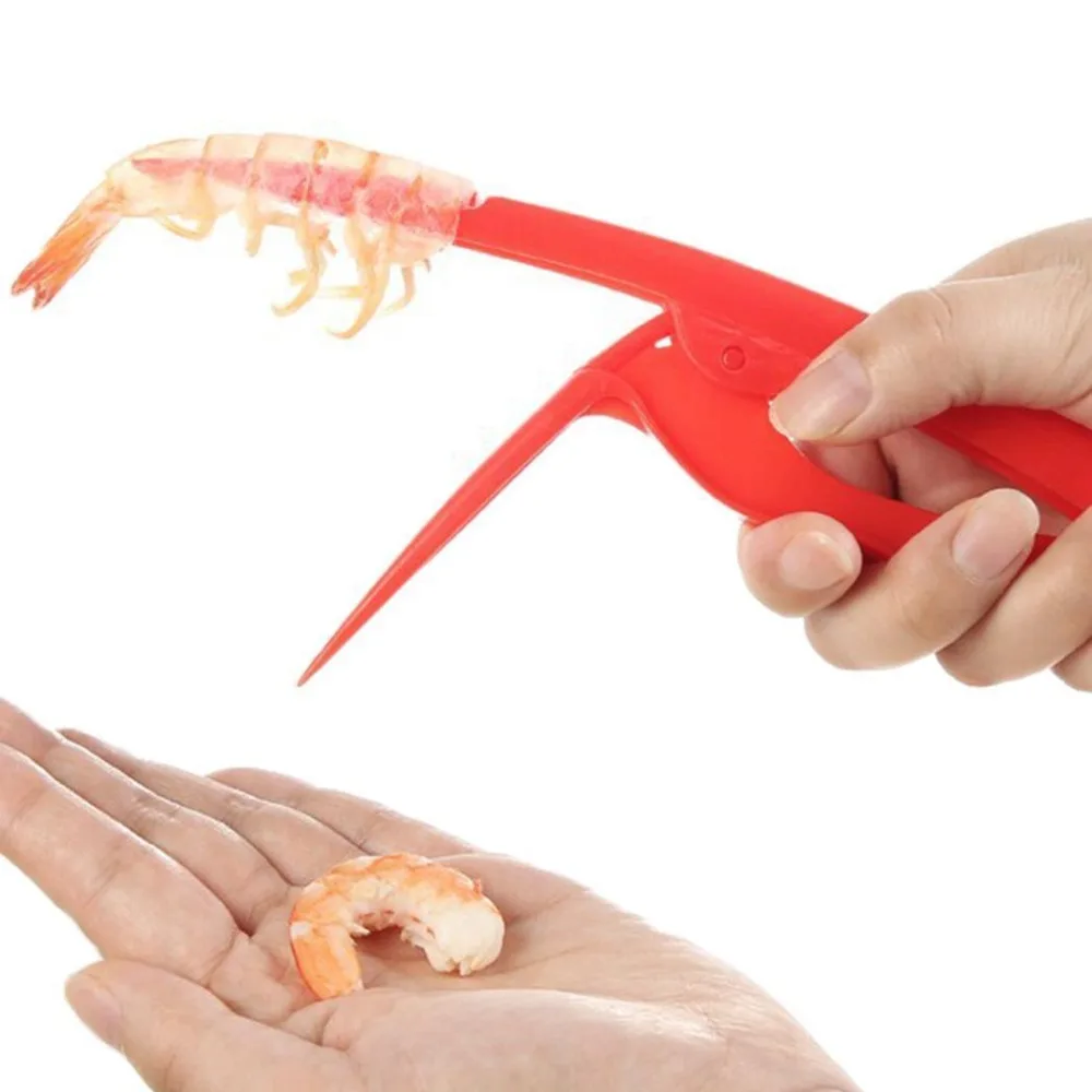 Приманки креветки Овощечистка оболочки удалить Кухонные гаджеты для