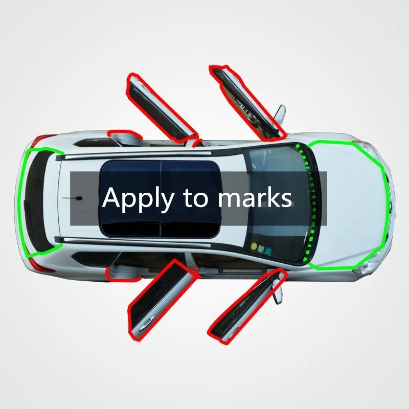 

For Peugeot 207/307/206/407 hatchback and hatchback car soundproof and dustproof all cars with modified sealing strip