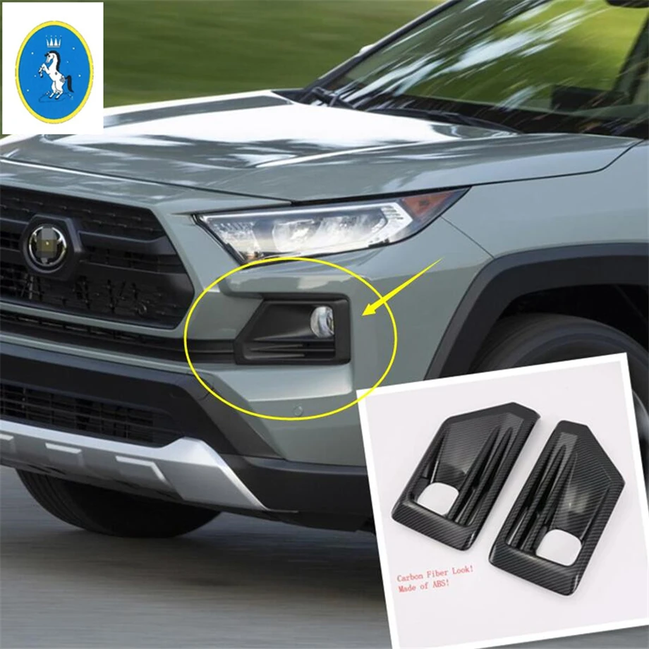 

Auto Accessory Front Fog Lights Foglight Lamp Frame Cover Trim Fit For TOYOTA RAV4 RAV 4 Adventure XA50 2019 - 2022