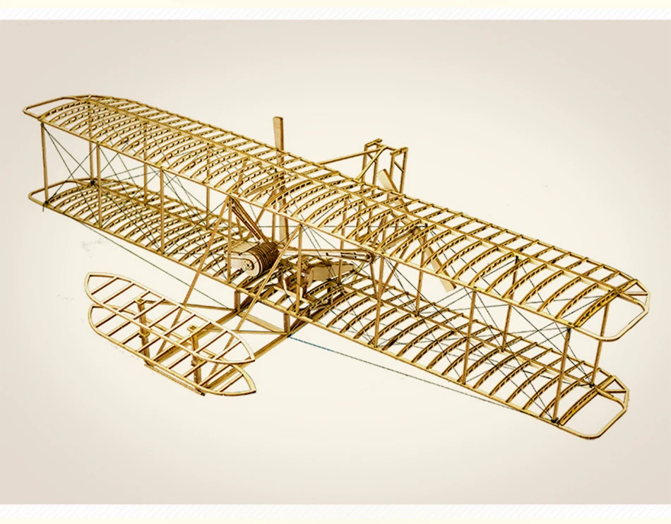 3D Набор для изготовления деревянных изделий-Wright Brothers Flyer модель самолета для создания, идеальная 3D деревянная головоломка DIY игрушка орнамент