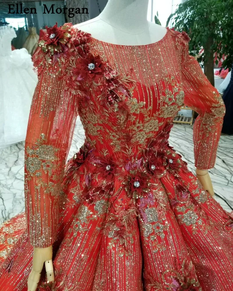 Мусульманские винтажные Свадебные платья с длинным рукавом 2019 Vestido De Noiva