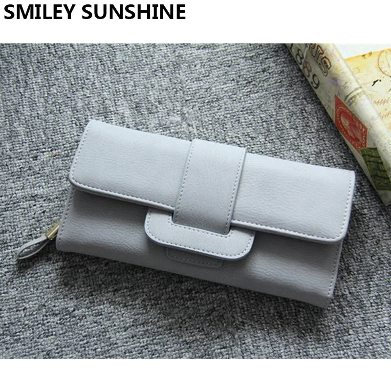 Женский кошелек SMILEY SUNSHINE Длинный высокого качества с отделением для карт | Багаж