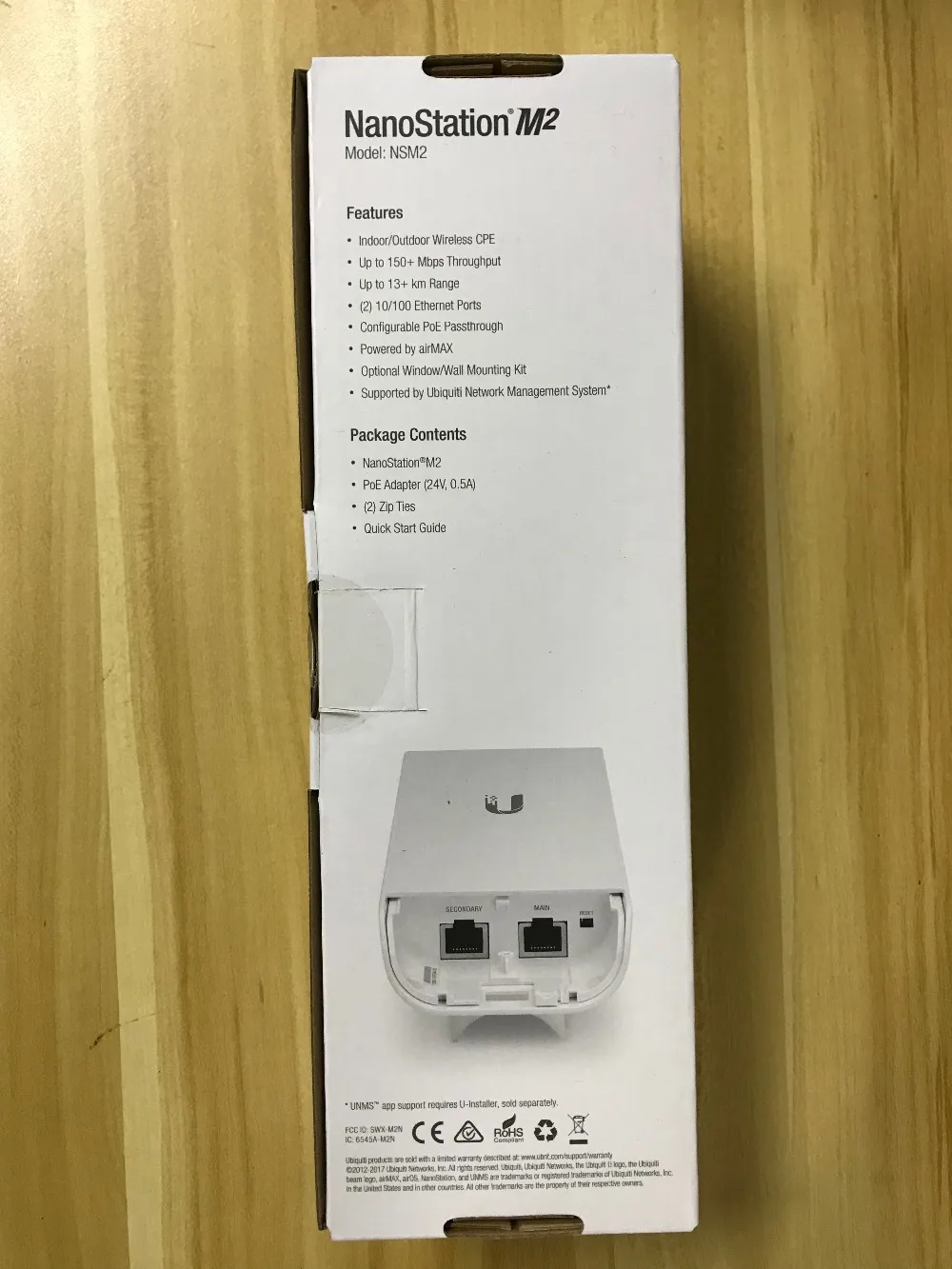 Ubiquiti Networks NanoStation M2 Mimo Cpe AirMax NSM2 сетевой мост 5 км только 1 штука/блок