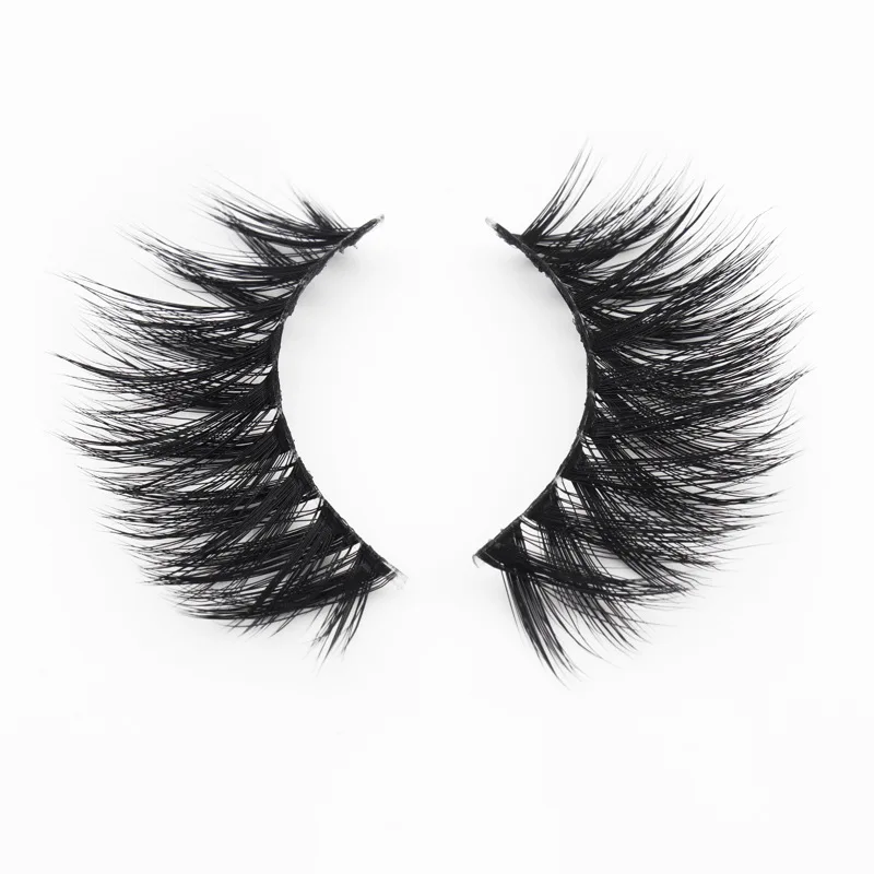1 Pair Crisscross Silk Thin Eyelashes 100% Handmade 3D Strip Black Long Faux Mink Lash Tool For Extension MA10 | Красота и здоровье