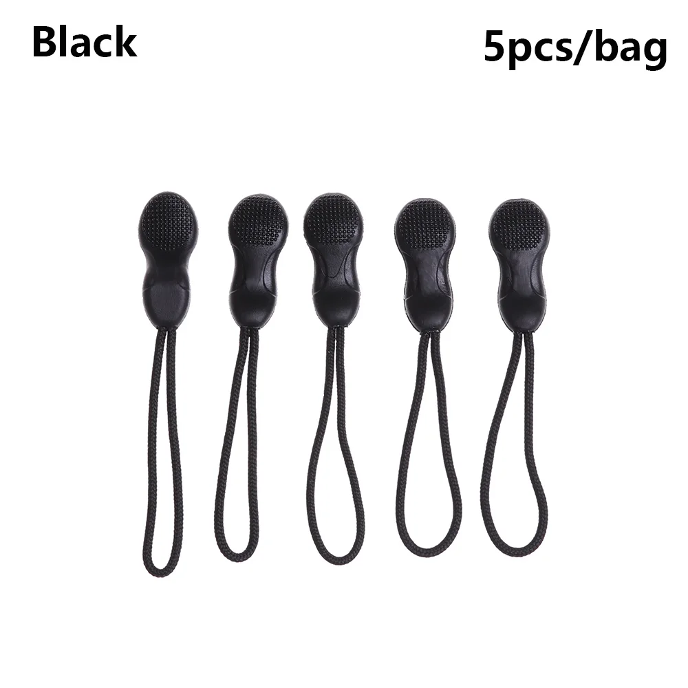 Style2-Black 5 шт. фиксатор для троса на застежке-молнии, сменный зажим, сломанная Пряжка, дорожная сумка, чемодан, одежда, палатка - Цвет: Style2-Black