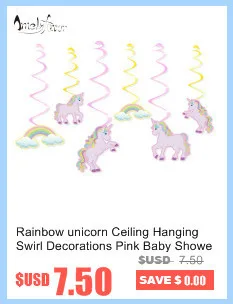Rainbow Unicorn пользу конфеты коробка Подарочная коробка кекс поле девочки; дети День рождения поставки розовый украшения событие для вечеринок