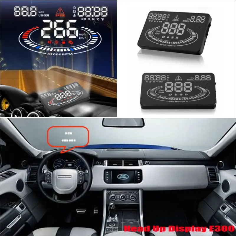 For Land Rover Range Rover 2010-2019 OBD HUD Car Head Up Display Driving Screen Projector Windshield