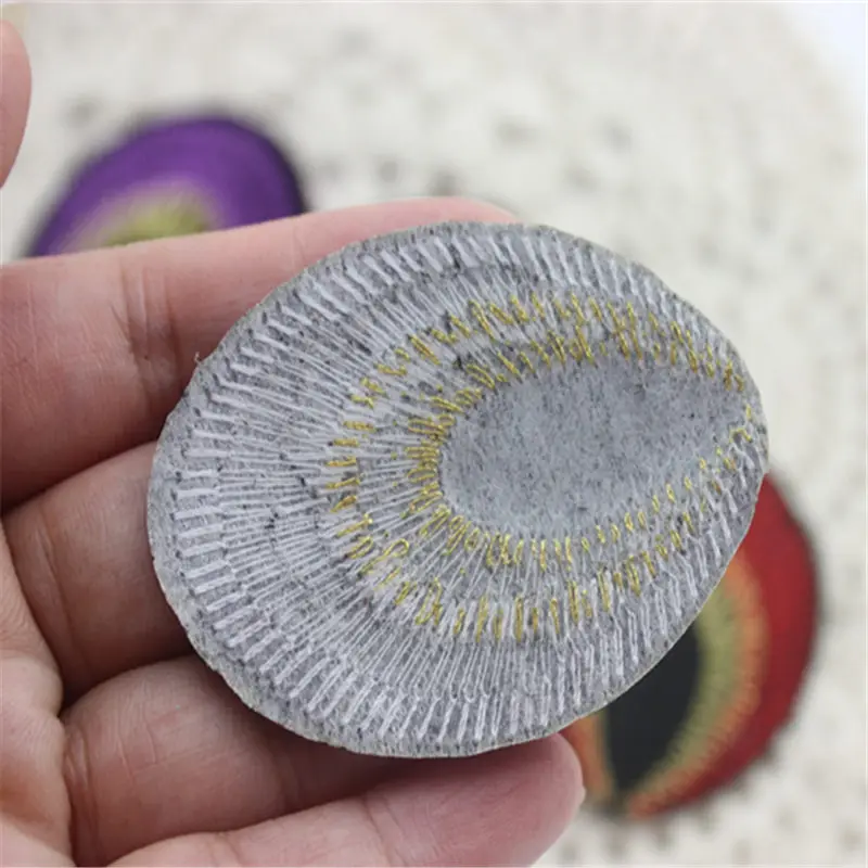 Бесплатная доставка 20 шт./партия нашивка небесно голубого цвета с вышивкой