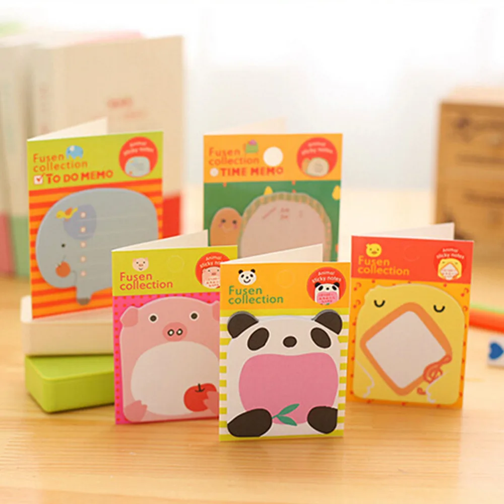 5 листов/упаковка лесных животных милые бумажные наклейки канцелярские школьные