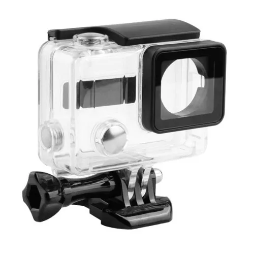 Защитный чехол с каркасом GoPro Hero 4/3 + боковое открытие AV USB HDMI кабель объективом для