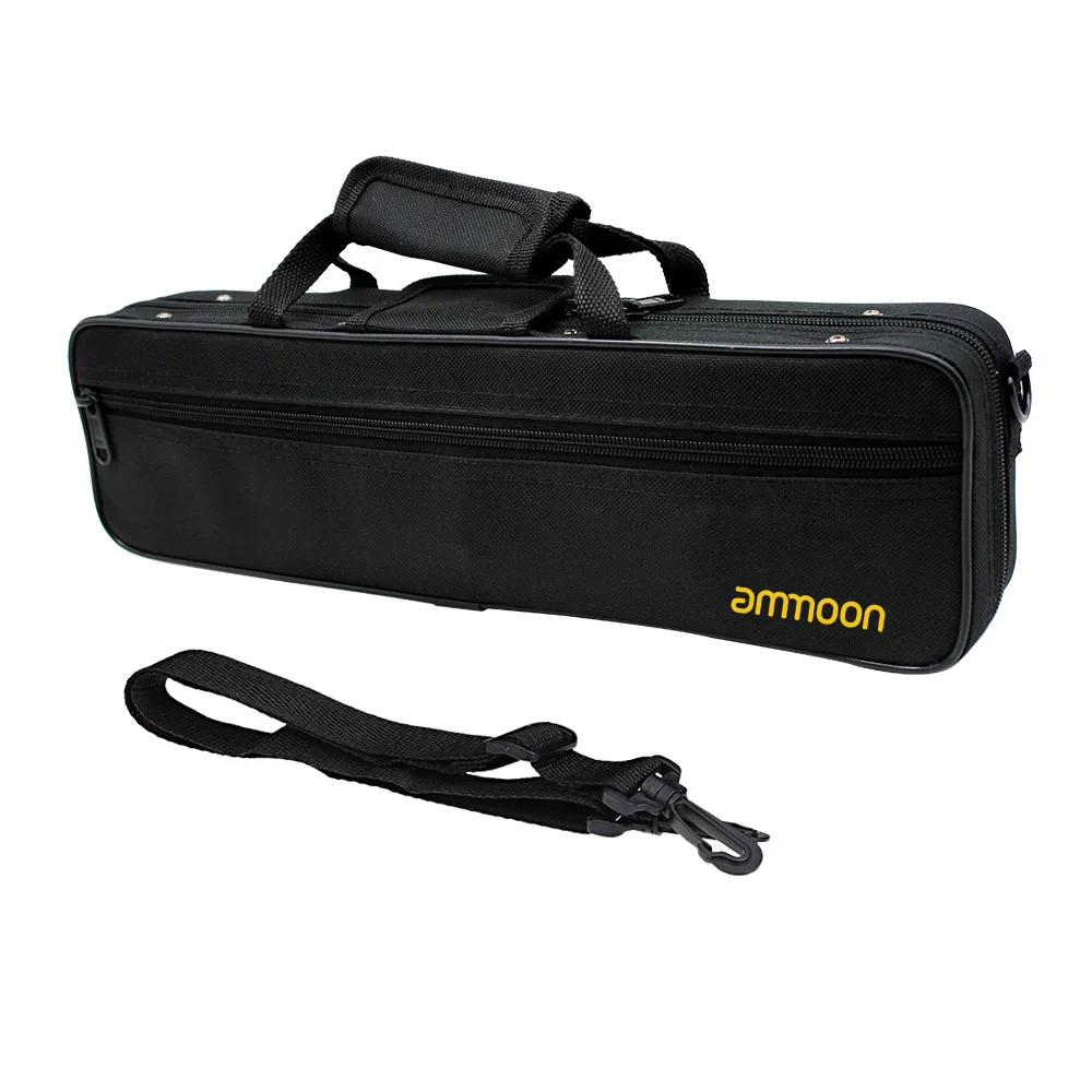 Ammoon 16 отверстий C канавка чехол Gig Bag Рюкзак коробка водонепроницаемый 600D пена