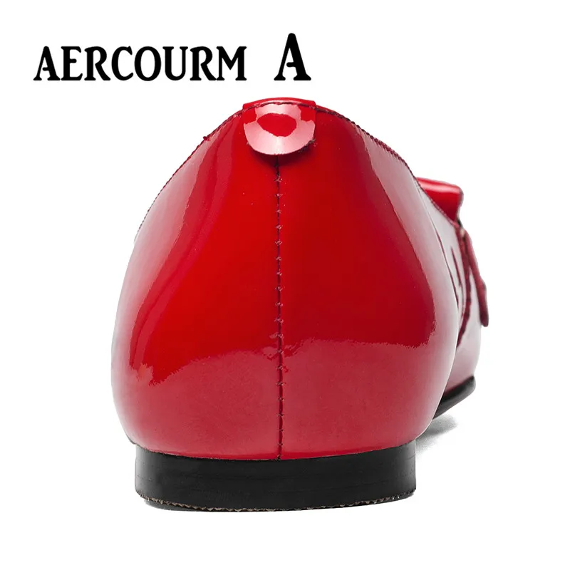 обувь женская балетки женские из натуральной кожи Aercourm a/весна Для женщин Пояса
