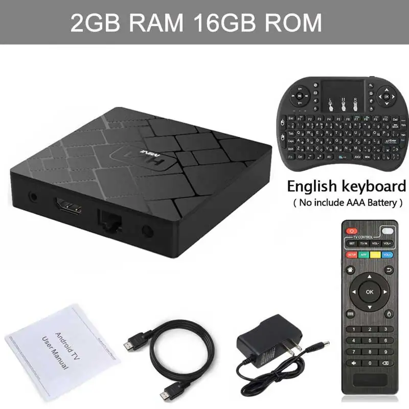 as the picture shows HK1 Мини ТВ приставка Android 8,1 2 Гб 16 Гб Rockchip RK3229 четырехъядерный 2,4G Wifi H.265 4K HD Google плеер HK1mini смарт-приставка - Цвет: as the picture shows