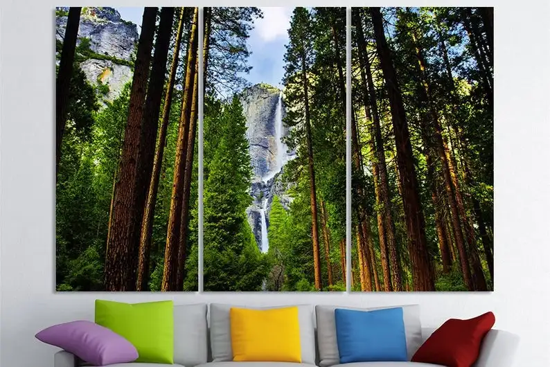 Yosemite Park холст картины пейзаж стены искусство декор комнаты современные постеры