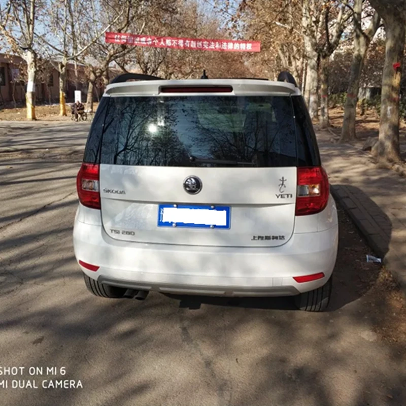 Спойлер для Skoda yeti высокое качество ABS материал заднее крыло автомобиля Праймер