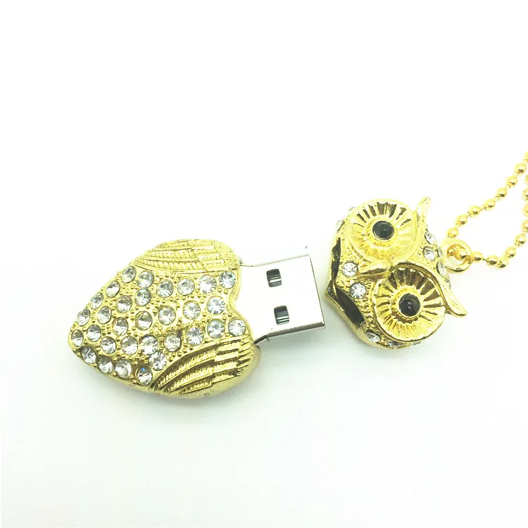 Высокоскоростная металлическая USB флешка в виде совы 8 ГБ 16 32 ГБ|flash drive metal|usb 3.0 flash
