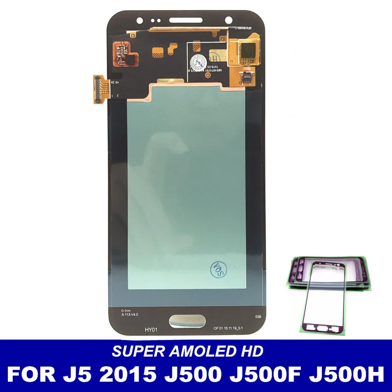 Для Samsung Galaxy J5 2015 j500 J500F J500G J500Y J500M J500H LCD AMOLED дисплей с 20 контактами дигитайзер