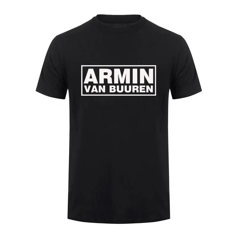 Armin Van Buuren с буквенным принтом для мужчин/женщин панк-рок группа футболка черно-белые повседневные хлопковые футболки футболка для мужчин