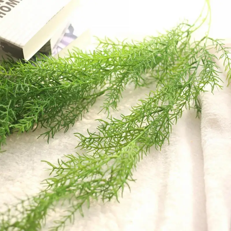 Искусственные растения зеленые пластиковые искусственные листья украшение для