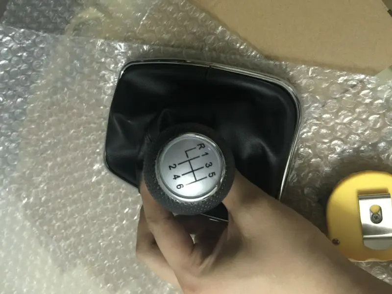 FAT Бесплатная доставка 12 мм серебряная крышка 6 ручка переключения передач для Golf