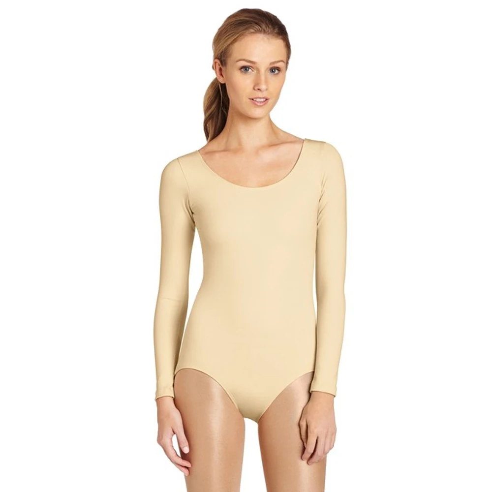 Gymnastics Leotards For Womens Nylon Lycra Long Sleeves Ballet Leotard Dance Wear Exercise Tops Bodysuits Girls | Тематическая