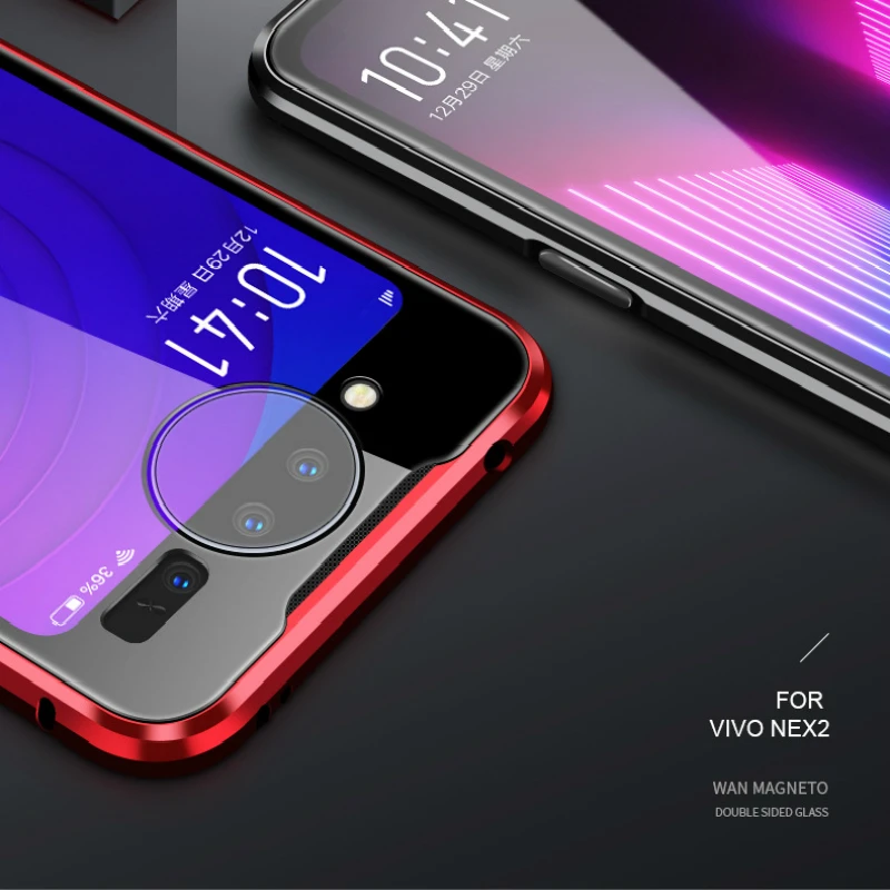 Чехол Mzxtby с двойным экраном для Vivo NEX2 Reno 10X K3 X27 X23 прозрачная задняя крышка из