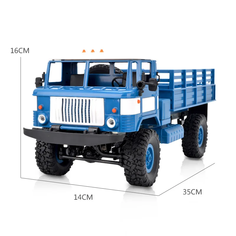 WPL B 24 DIY 1:16 Радиоуправляемый Военный мини грузовик 2 4G 4WD внедорожник гоночный