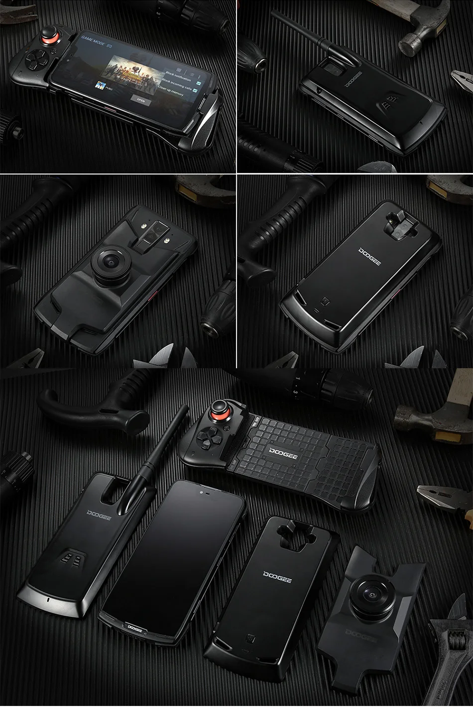DOOGEE S90 IP68/IP69K Helio P60 Восьмиядерный мобильный телефон 6,18 дюймов дисплей 5050 мАч 6 ГБ 128 ГБ Android 8,1 16,0 М камера смартфон