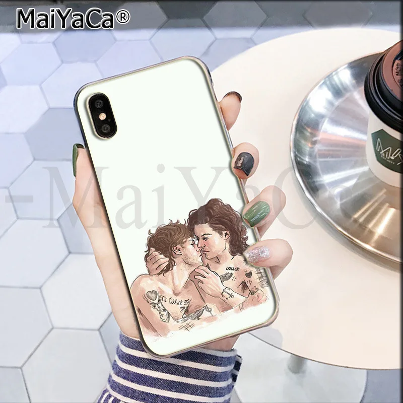 MaiYaCa one direction Гарри стили и Луис томлинс популярный лучший чехол для телефона iPhone 8
