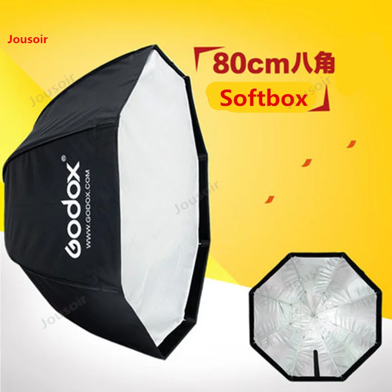 Godox портативный софтбокс 80 см восьмиугольный горячий ботинок Вспышка