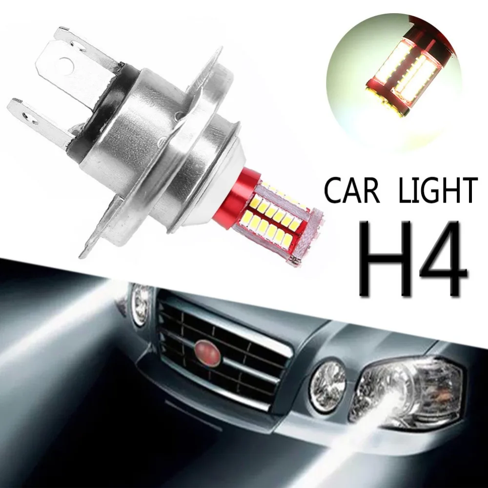 1 шт., H1, H3, H4, H7, H11, 9006, 4014, 57 SMD, 6000 K, автомобильный проектор, противотуманный светильник, лампа для вождения, белый автомобильный светильник, источник, Автомобильные светодиодные лампы, DC 12 В