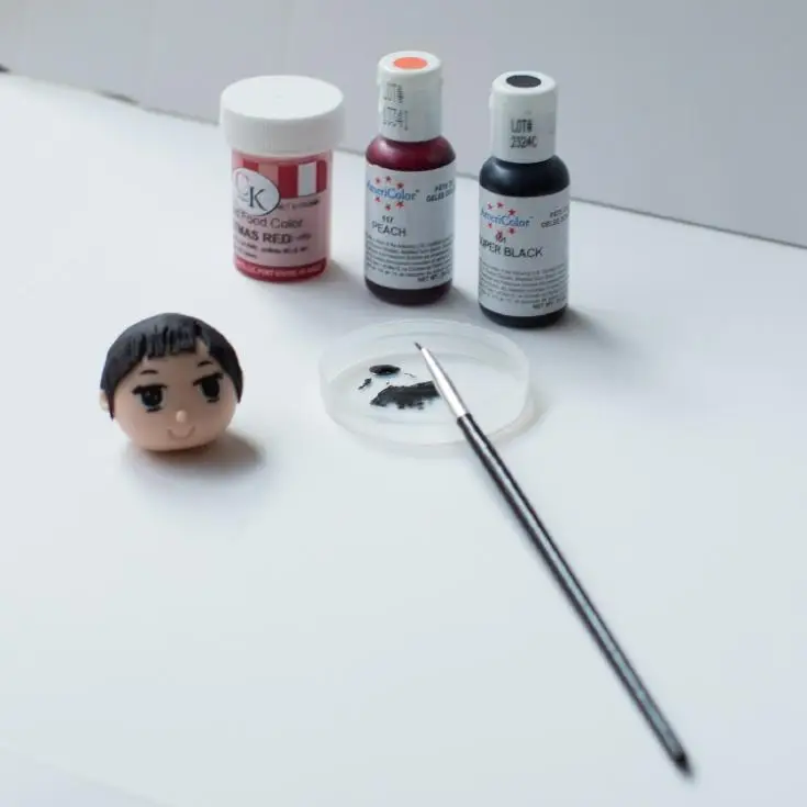 Печенье с помадкой еда окрашивающая щетка супер маленькая конец для рисования