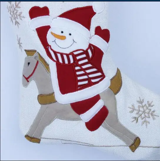 Бесплатная доставка 3 шт./лот рекламная оптовая продажа Вышитые рождественские