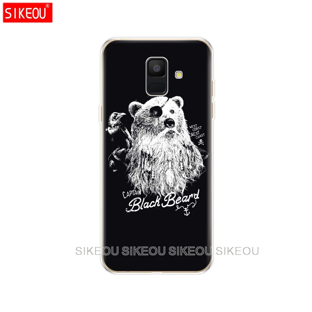10135 Силиконовый чехол для samsung Galaxy A6 Dual SIM SM A600 A600F для samsung A6 Plus A605 A605F Волк тигр, Лев, Леопард медведь - Цвет: 10135