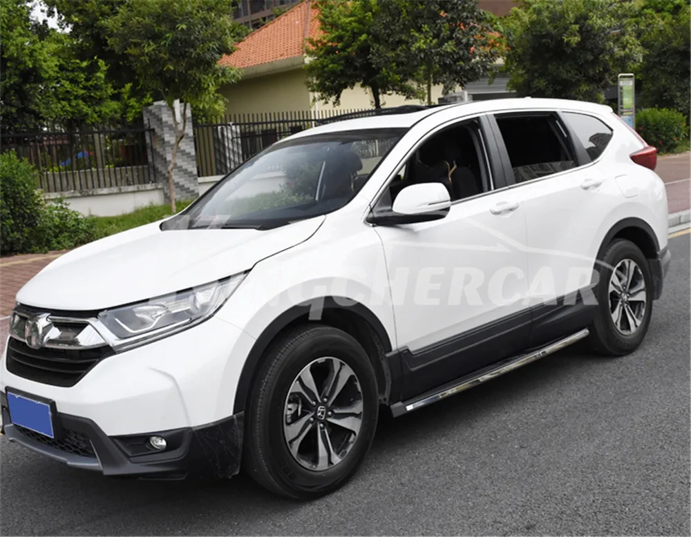 Боковой Шаг подходит для HONDA CRV CR V 2017 2018 2019 2020 подножка Nerf Bar алюминиевый сплав