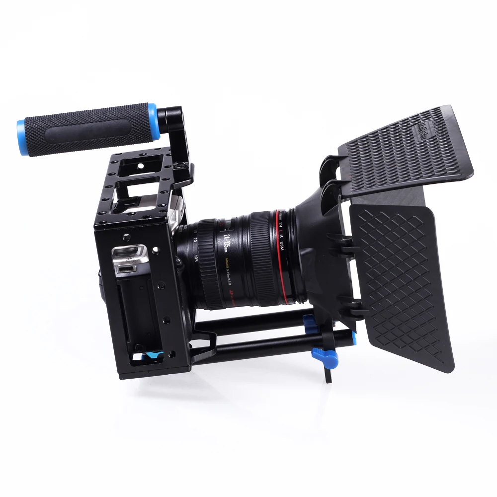 Держатель для видеокамеры с рукояткой + Матовая коробка DSLR 5D Mark II|camera cage rig|cage rigcamera