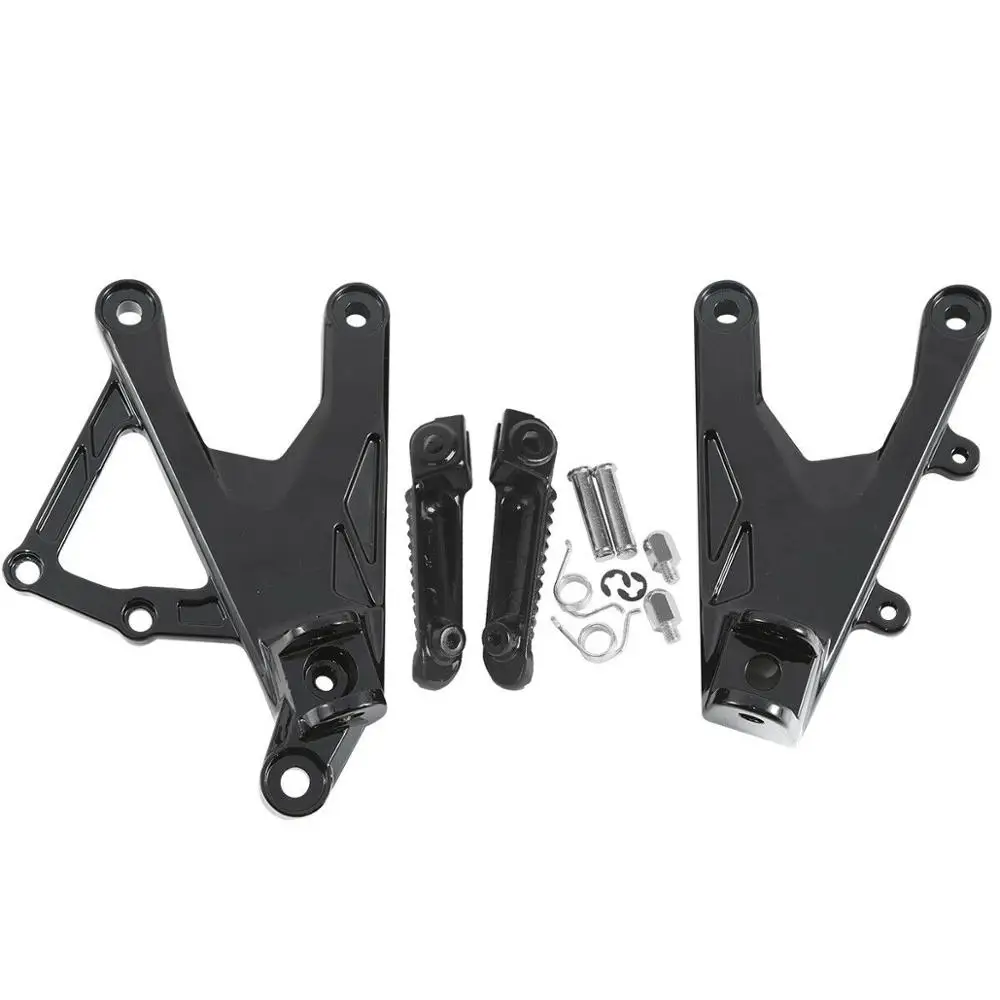 Motorcycle Front Rear Foot Peg Footrest Bracket For Yamaha YZF R1 R1S R1M 2015-2018 2017 2016 | Автомобили и мотоциклы