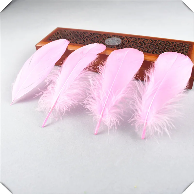 Горячая красный Гусь feather20-100pcs13-18CM DIY Перья для рукоделия и ювелирных изделий Аксессуары для одежды Свадебные украшения Шлейфы