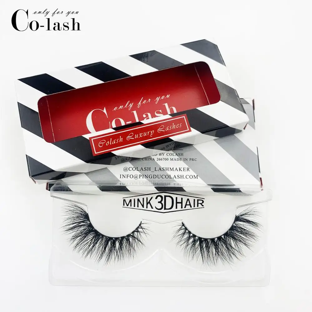 

Colash Lashes Mink eyelashes dramatic False Eyelashes 3D mink lashes Fluffy reusable Crisscross cilios Glamorous for makeup