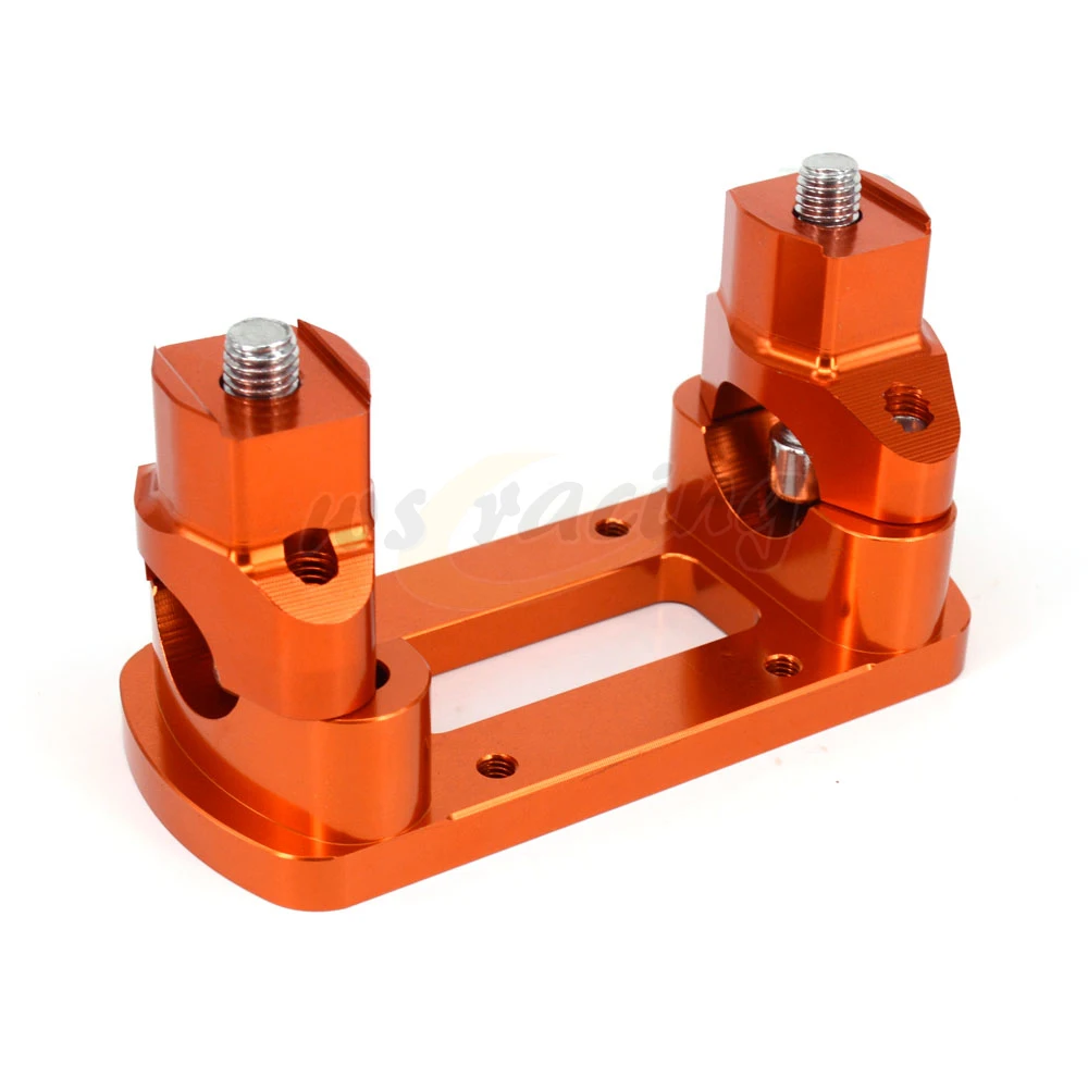 

Motorcycle Orange Billet HandleBar Mount Clamp For KTM 125-530 Years 00-15 Sx Sx-F Exc Xc-W Xcf-W Exc-F Models